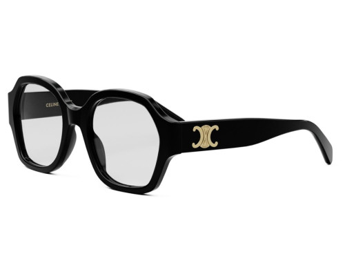 関税込 CELINE メガネフレーム CL50151I Eyeglasses CELINE Triomphe Geometric CL50134I Frame color Black