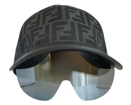 187367-Full Monogram Visor Cap Fendi  FE40022U