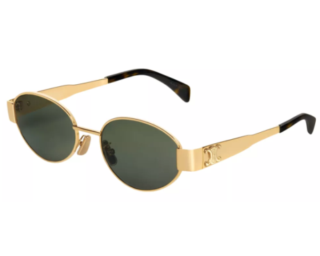 213932-Sunglasses CELINE Metal Triomphe Oval CL40235U