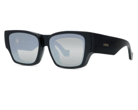 Sunglasses Loewe Square Halfmoon LW40113U Frame color Black