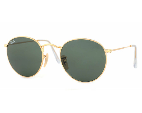 39091-Солнцезащитные очки Ray-Ban круглые металлические RB3447 001 Doré Rondes | Авторизованный дилер Ray-Ban | product_reduce_price