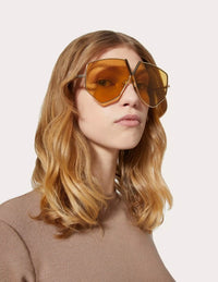 Valentino V Hexagon Sunglasses
