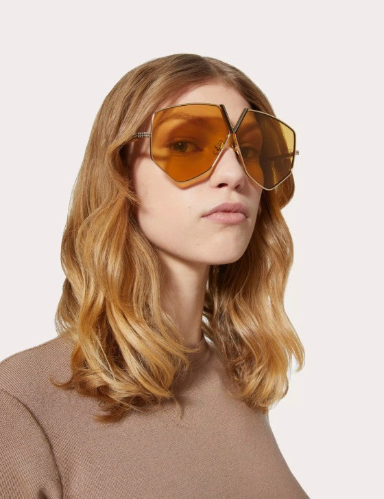 Valentino V Hexagon Sunglasses