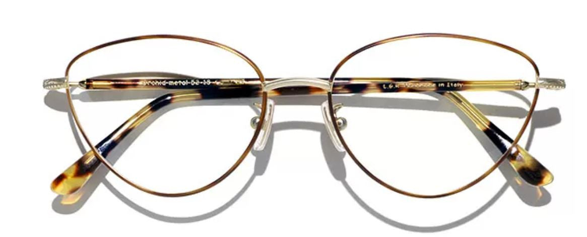 L.G.R. Orchid Metal Optical Glasses