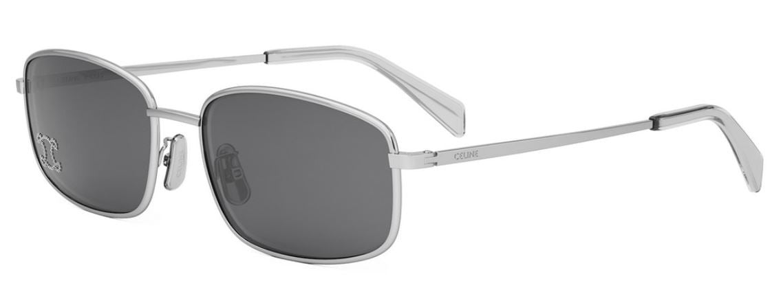 CELINE Triomphe Silver Rectangular CL40285U 太阳镜