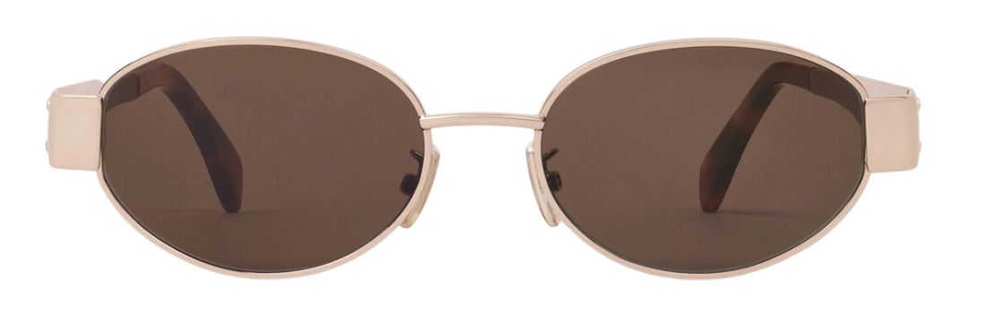 Lunettes de Soleil CELINE Triomphe Metal Oval CL40235U