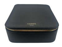 Leder-Reiseetui für Brillen Thom Browne UAC067A