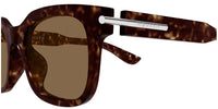 Alexander McQueen Cross Bar AM0496SA Sunglasses
