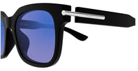 Alexander McQueen Cross Bar AM0496SA Sunglasses