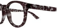 Brillen op sterkte Alexander McQueen Logo AM0514O