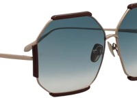 Linda Farrow Margot Hexagon Sunglasses