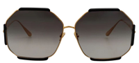 Linda Farrow Margot Hexagon Sunglasses