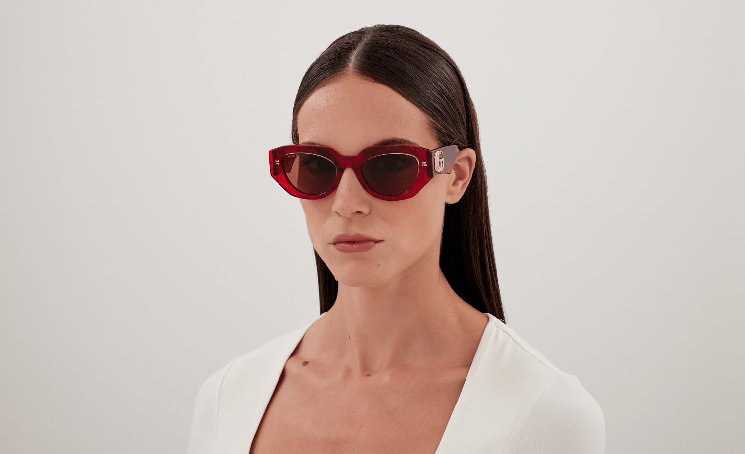 Lunettes de Soleil Gucci GG Logo GG1421S