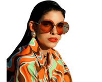 Linda Farrow Margot Hexagon Sunglasses