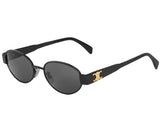 Lunettes de Soleil CELINE Triomphe Metal Oval CL40235U