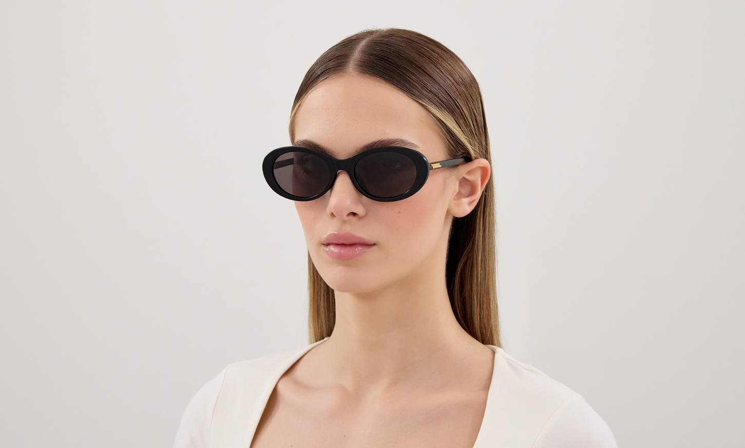 Bottega Veneta Ribbon BV1415SK Sunglasses Black-BV1415SK 001