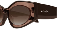 Alaia AA0093S Lettering Logo Sunglasses