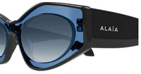 Alaia AA0093S Lettering Logo Sunglasses
