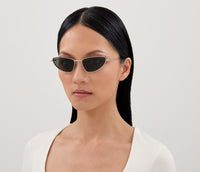 Alexander McQueen Cross Bar AM0522S Sunglasses
