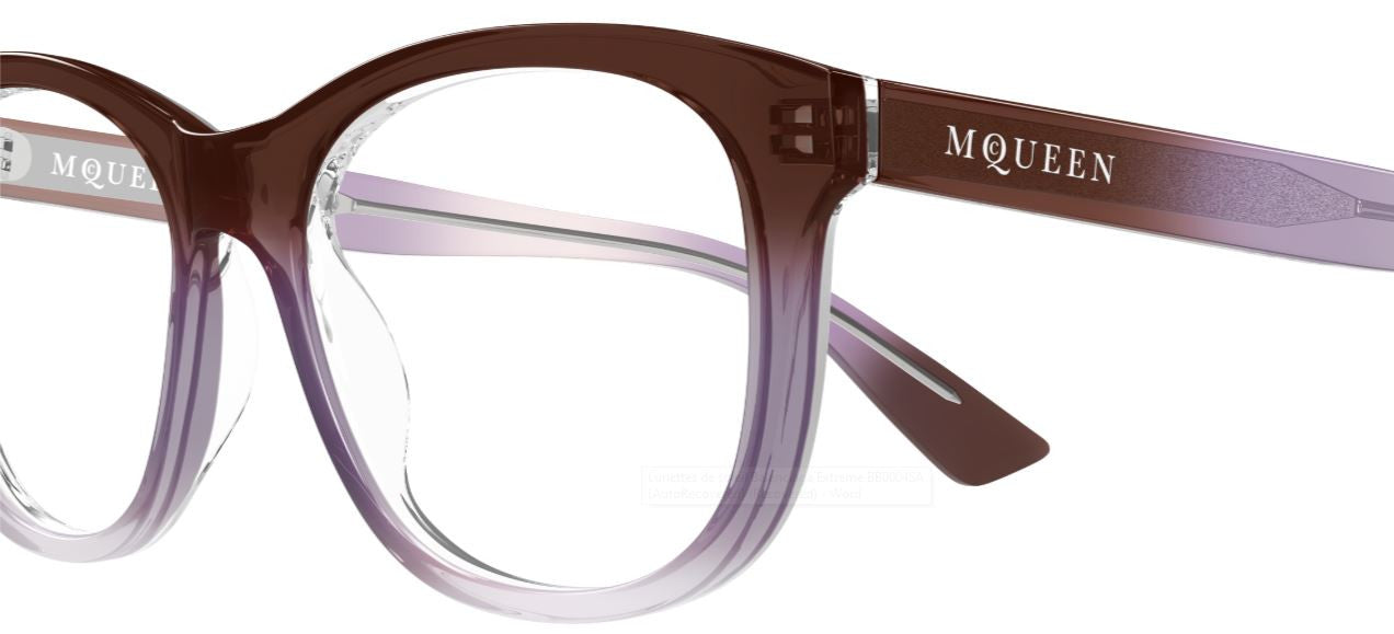 Brille Alexander McQueen Logo AM0568O