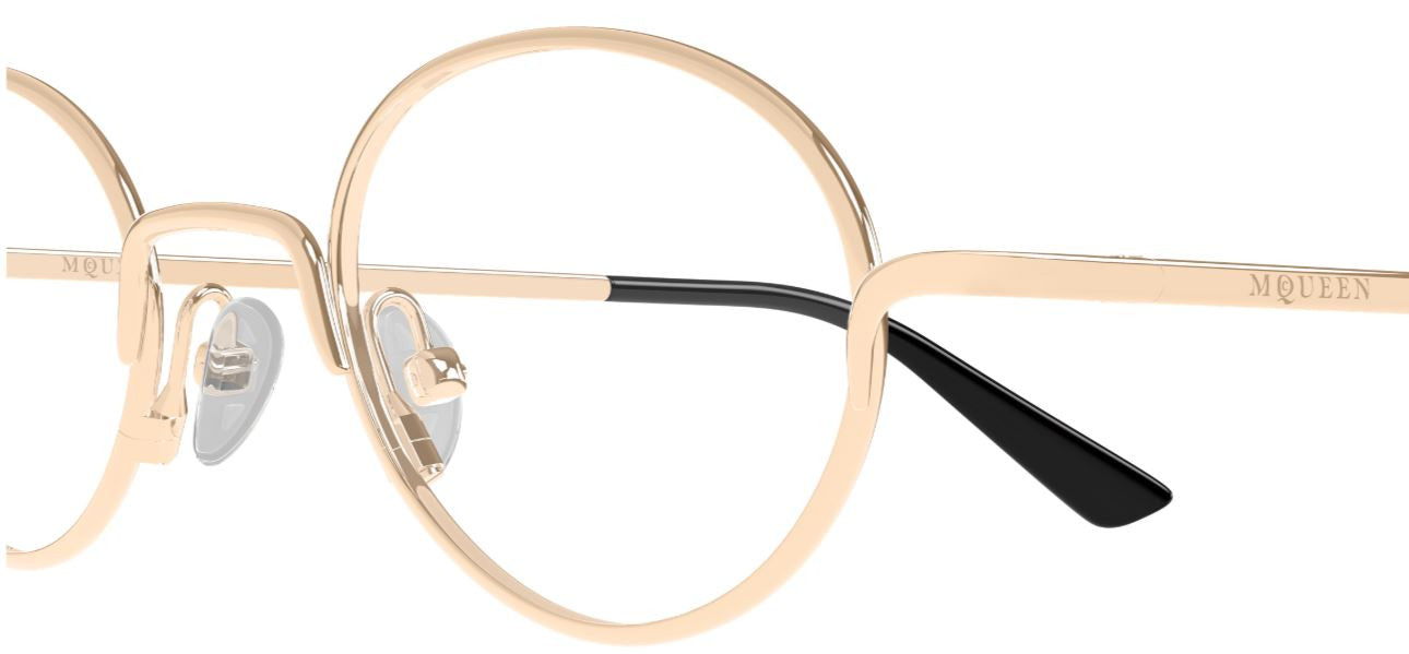Alexander McQueen Logo AM0562O Optical Glasses