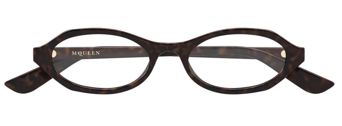 Alexander McQueen Logo AM0559O Prescription Glasses