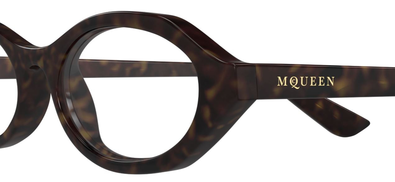 Alexander McQueen Logo AM0559O Prescription Glasses