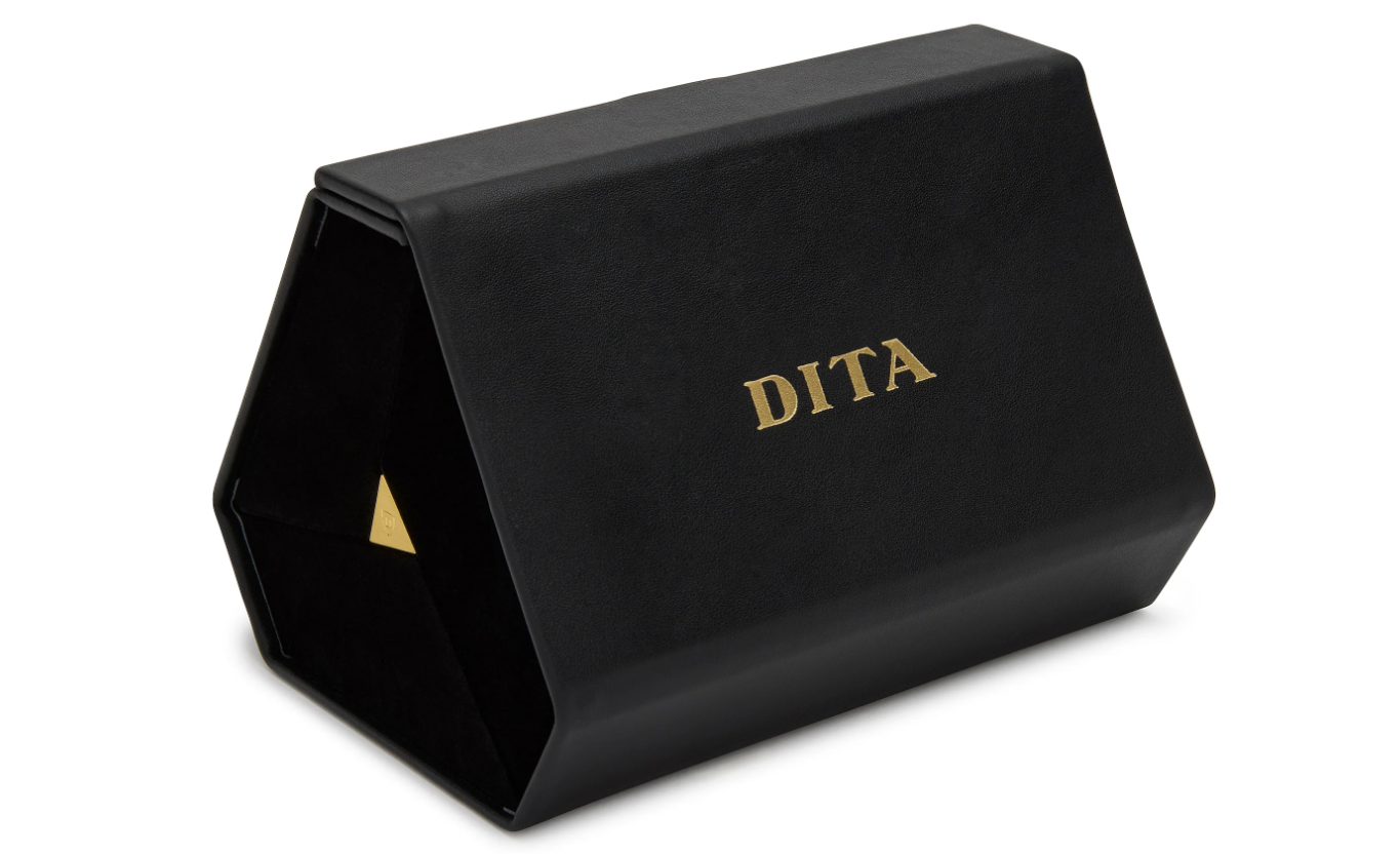 DITA 三格可折疊皮革眼鏡盒