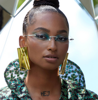 Anna-Karin Karlsson Crystal Nest Triangle Prescription Glasses