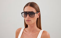 Óculos de Sol Saint Laurent Corner Angle SL 596 DUNE