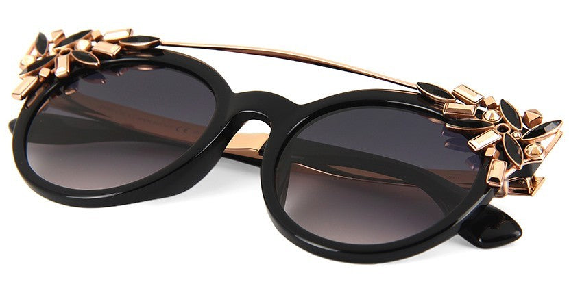 Sunglasses Jimmy Choo VIVY/S 06K 9C Black