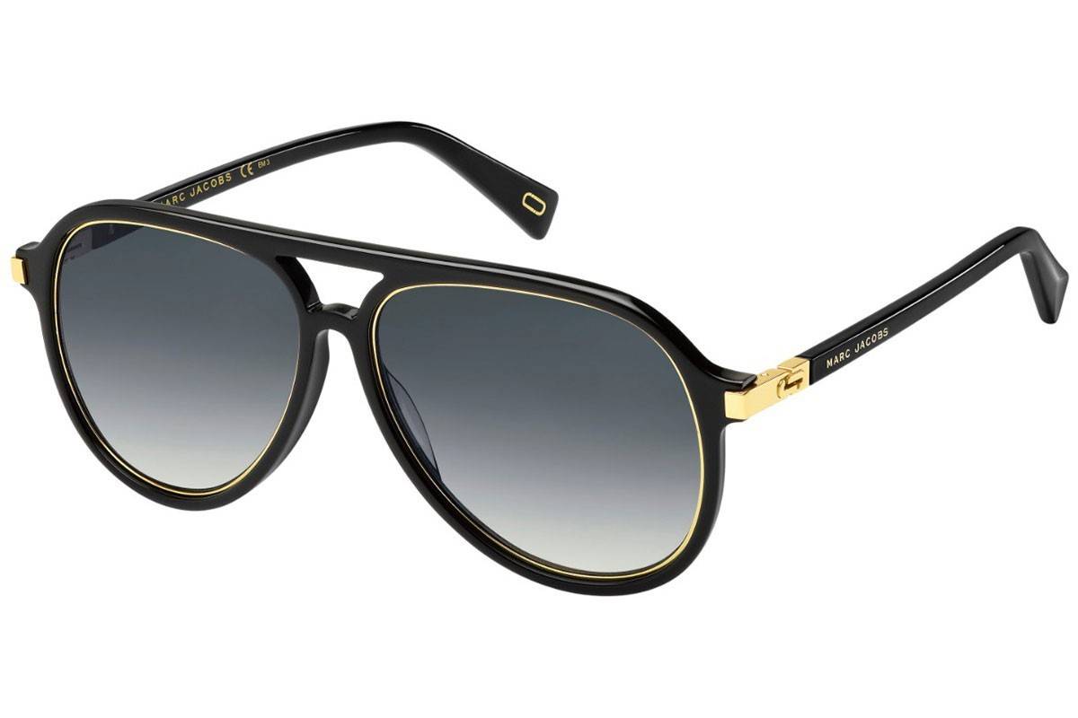 Marc Jacobs MARC 174/S 2M2 9O Black / Gold sunglasses