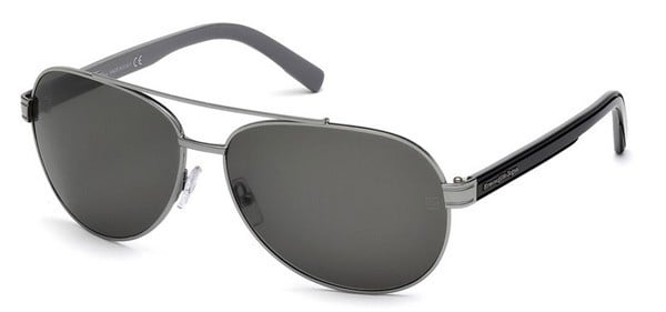 Ermenegildo Zegna EZ0004 14A Grey Sunglasses