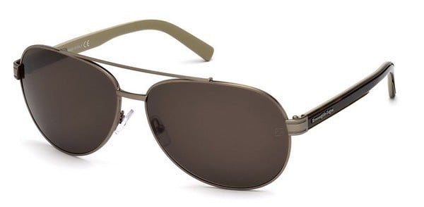 Óculos de sol Ermenegildo Zegna EZ0004 38J Bronze