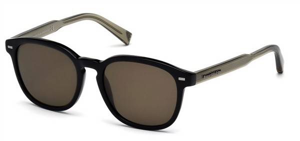 Ermenegildo Zegna EZ0005 01M Polarised Black Sunglasses