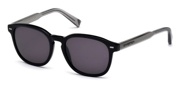 Óculos de sol Ermenegildo Zegna EZ0005 05A Preto