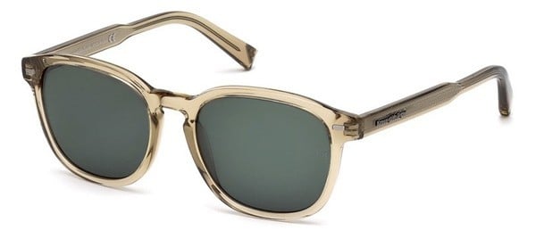Óculos de sol Ermenegildo Zegna EZ0005 45N Castanho