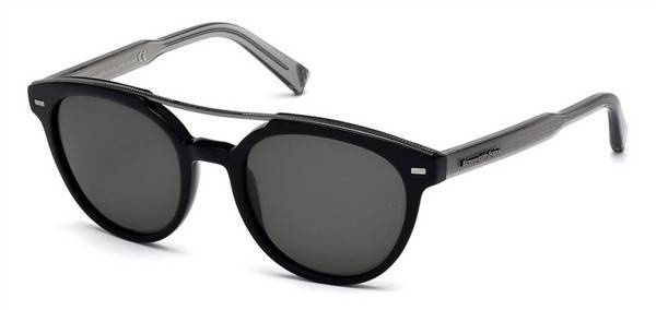 Ermenegildo Zegna EZ0006 05D Polarised Black Sunglasses