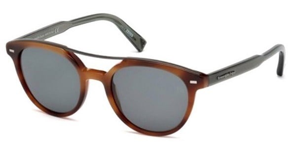 Sonnenbrille Ermenegildo Zegna EZ0006 52N Schildpatt
