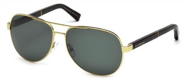 Ermenegildo Zegna EZ0010 30R偏光金色太陽眼鏡