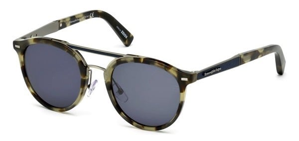 Ermenegildo Zegna EZ0022 55V Tortoise Sunglasses