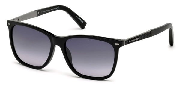 Ermenegildo Zegna EZ0023 01B Black Sunglasses