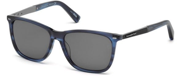 Lunettes de soleil Ermenegildo Zegna EZ0023 92A Bleu