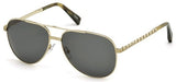 Lunettes de soleil Ermenegildo Zegna EZ0027 32N Doré