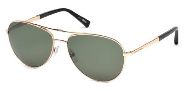 Ermenegildo Zegna EZ0035 28R Polarised Rose Gold sunglasses