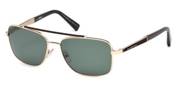 Ermenegildo Zegna EZ0036 28R Polarized Rose Gold Sunglasses