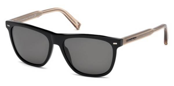 Ermenegildo Zegna EZ0041 01D Polarised Black Sunglasses