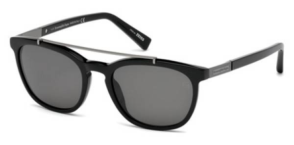 Occhiali da sole Ermenegildo Zegna EZ0044 01D Polarizzati Nero
