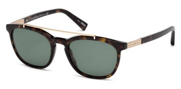 Occhiali da sole Ermenegildo Zegna EZ0044 52R Polarizzati Tartaruga