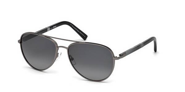 Occhiali da sole Ermenegildo Zegna EZ0066 08D Polarizzati Grigio